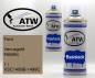 Preview: Ford, Venusgold Metallic, 1 / XSC1499B-1499C: 400ml Sprühdose + 400ml Klarlack - Set, von ATW Autoteile West.